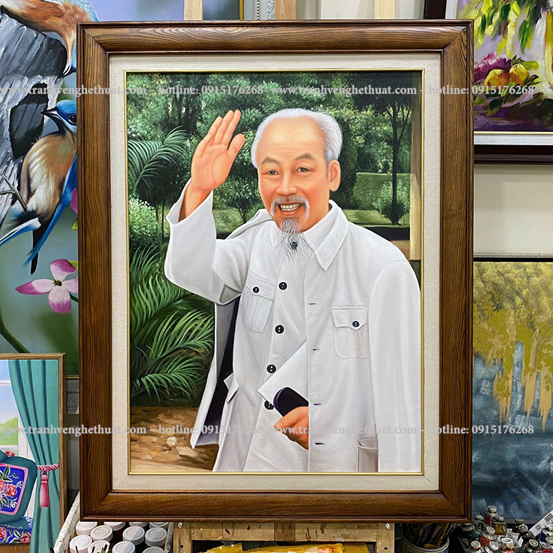 Tranh Bác Hồ - Tranh Vẽ Bác Hồ - Tranh Chân Dung Bác Hồ