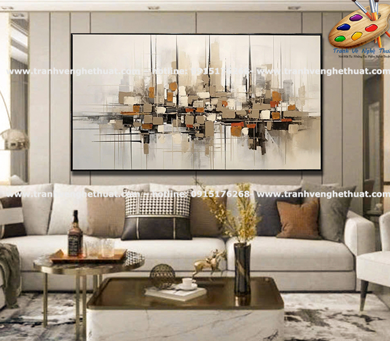 Tranh Treo Phòng Khách Hiện Đại - Trang Trang Trí  