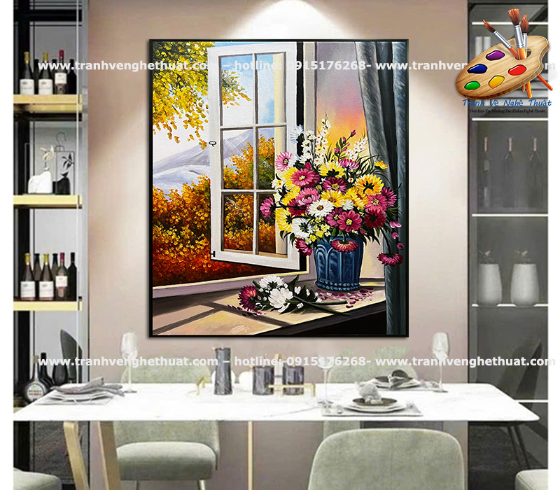 Tranh Treo Bàn Ăn Hiện Đại - Tranh Trang Trí Bàn Ăn Hiện Đại