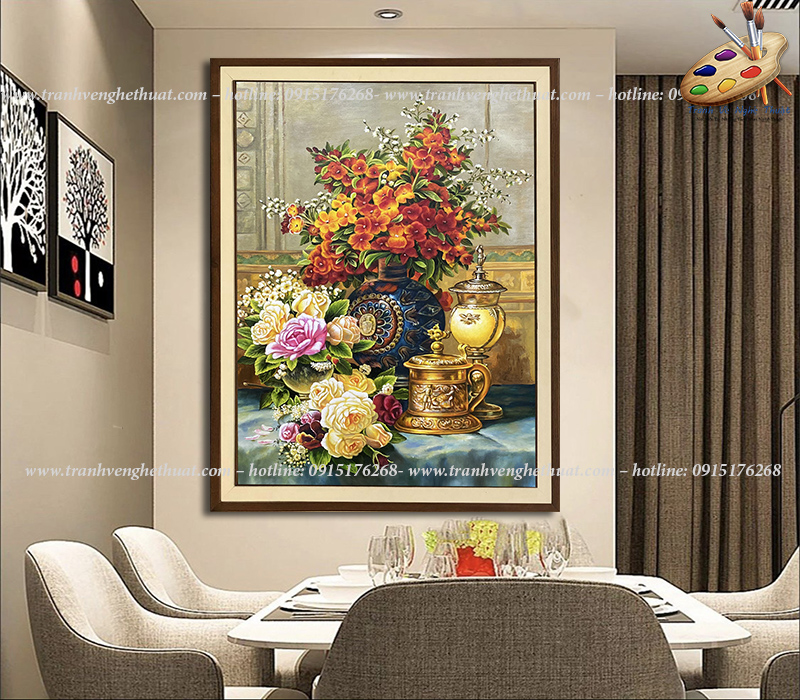 Tranh Treo Bàn Ăn - Tranh Treo Phòng Ăn Tân Cổ Điển