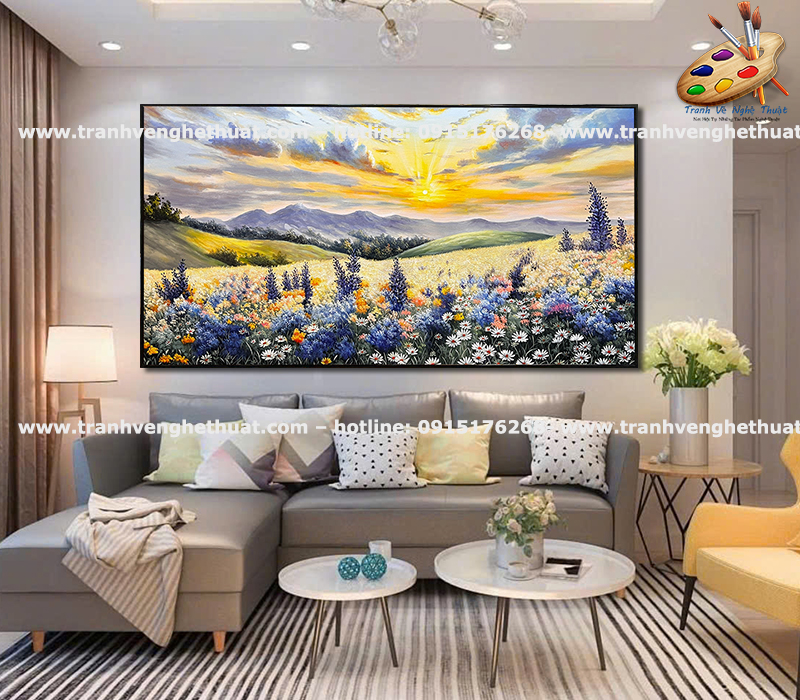 Tranh Treo Phòng Khách Hiện Đại - Trang Trang Trí 